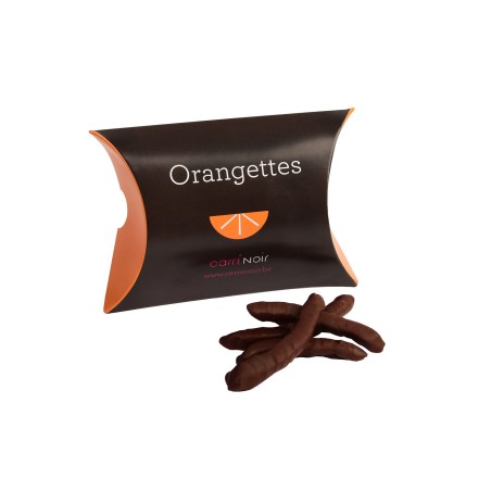 Orangettes au chocolat noir – Chocolat artisanal | Carré Noir Liège