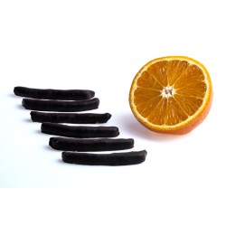 Orangettes au chocolat noir – Chocolat artisanal | Carré Noir Liège